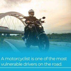 motorcyclist is vulernable
