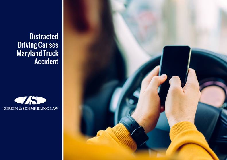 Trucking Distracted Driving Causes Maryland Truck Accident