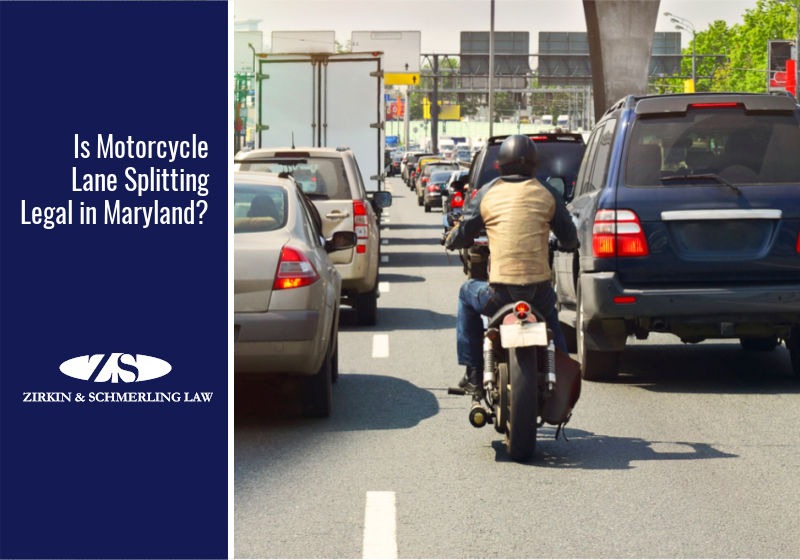 Is Motorcycle Lane Splitting Legal in Maryland?