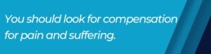 compensation for pain and suffering