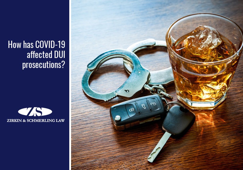 How has COVID-19 affected DUI prosecutions?