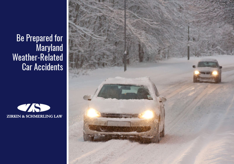 Be Prepared for Maryland Weather-Related Car Accidents