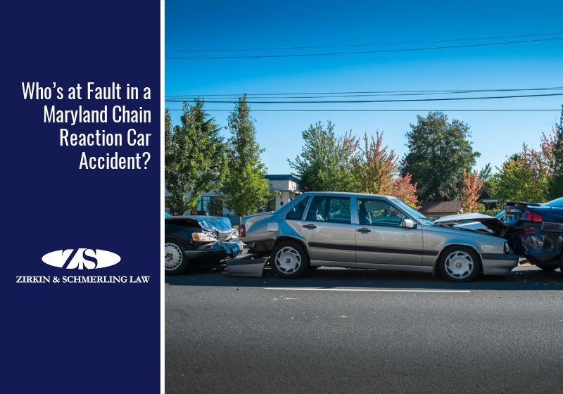 at fault maryland chain reaction accidents