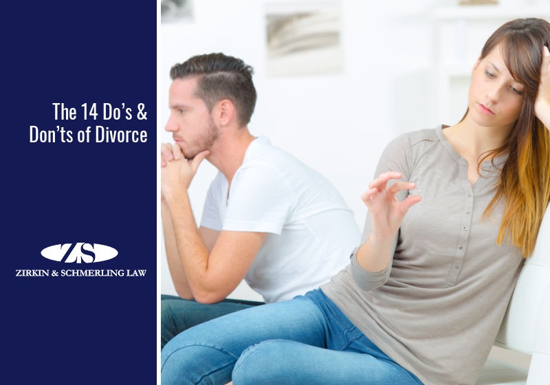 what not to do in divorce