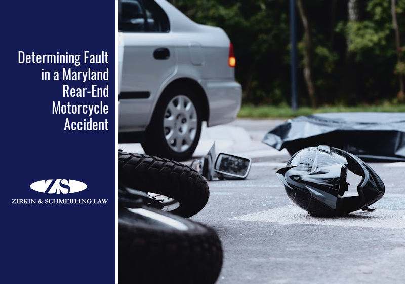 Determining Fault in a Maryland Rear-End Motorcycle Accident