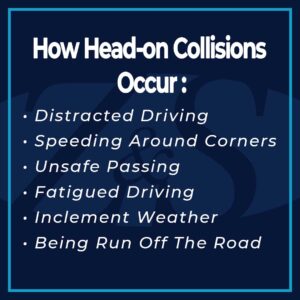 how head-on collision occur