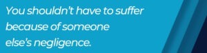 suffering due to someone else