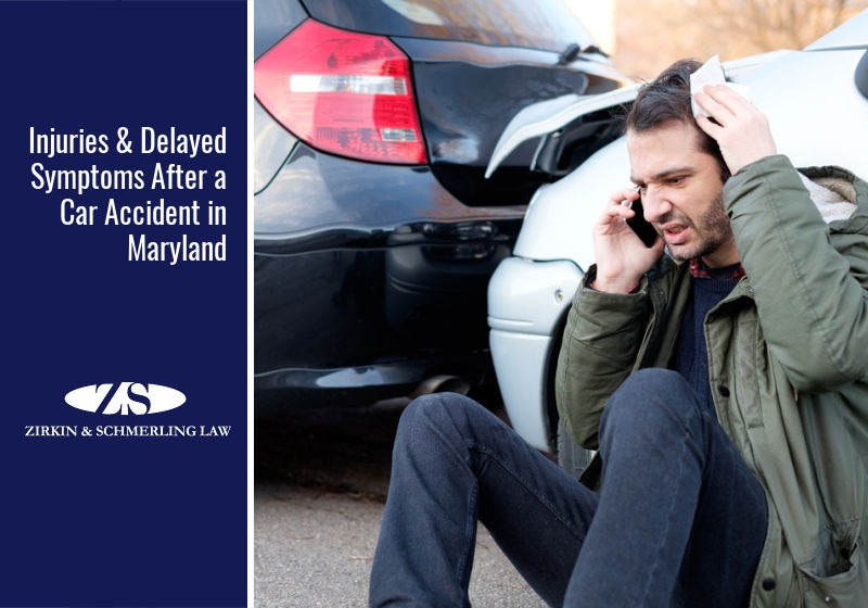 Injuries & Delayed Symptoms After a Car Accident in Maryland