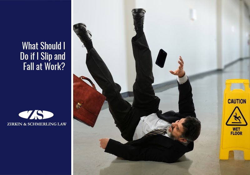 What Should I Do if I Slip and Fall at Work?