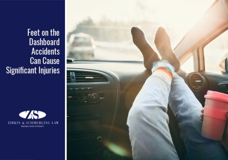 Accidents Feet on the Dashboard Might Result Deep Injuries.