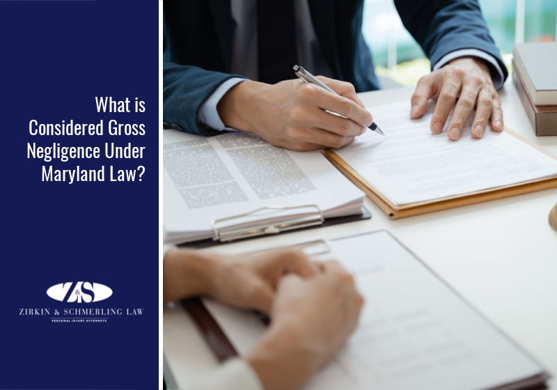 What is Considered Gross Negligence Under Maryland Law?