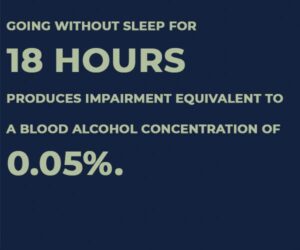 going without sleep