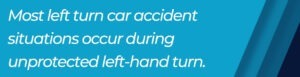 unprotected left-hand turn