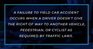 how a failure to yield occurs
