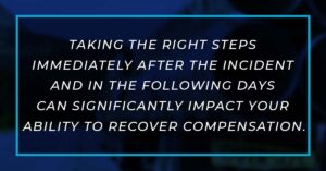 right steps after accident