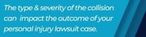 type of severity of the collision