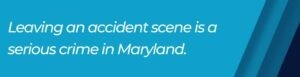 leaving accident scene is serious
