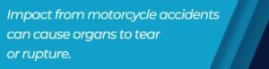 organs to tear or rupture
